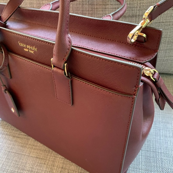 LARGE SATCHEL CAMERON CHERRYWOOD KATE SPADE BAG - Picture 14 of 14